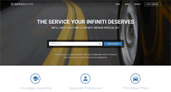 Desktop Screenshot of infinitishops.com